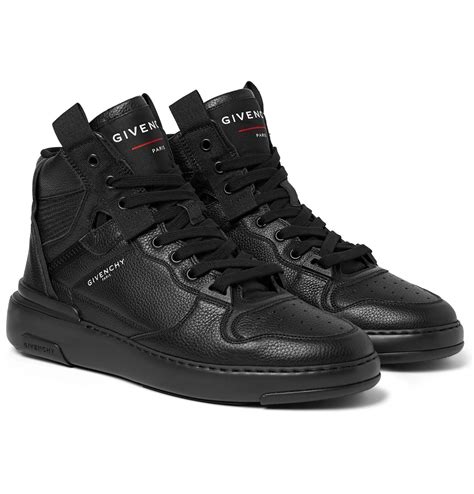 givenchy sneakers black|Givenchy wing high top sneakers.